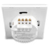 Выключатель света ZigBee ZW-E2 ZigBee с Алисой, двухклавишный сенсорный, белый