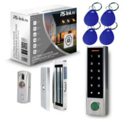 Система СКУД  KIT-HF3WF-180 на 1 дверь, биометрический считыватель отпечатков, RFID, Wi-Fi, электромагнитный замок 180 кг