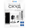 Система СКУД KIT-T6MF-280 электромагнитный замок 280 кг НО типа, панель сенсорная Mifare, 2000 пользователей, для помещения
