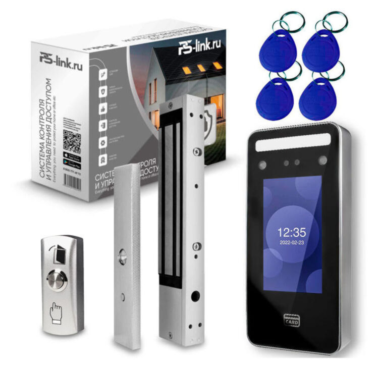 Система СКУД KIT-TM06-280 / детектор лиц / RFID