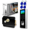 Система СКУД KIT-9700F-B сканер отпечатков, до 2000 ключей, EM-marine, в помещение, черный накладной замок