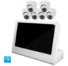 Комплект видеонаблюдения IP Ps-Link KIT-A206IP-POE-LCD / 2Мп / 6 камер / монитор