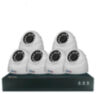 Комплект видеонаблюдения IP Ps-Link KIT-A206IP-POE-LCD / 2Мп / 6 камер / монитор