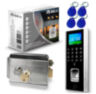Система СКУД KIT-9700F-SSM сканер отпечатков, до 2000 ключей, EM-marine, в помещение, никелевый накладной замок