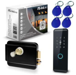 Система СКУД  KIT-H102-B/ сканер отпечатков / эл. механический замок / RFID, WIFI