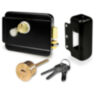 Система СКУД KIT-M010EM-WP-B на 1 дверь, электромеханический НЗ замок, уличный контроллер 10000 карт, EM-Marine 125кГц