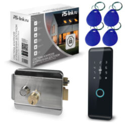 Система СКУД  KIT-H102-SSM / сканер отпечатков / эл. механический замок / RFID, WIFI