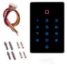 Система СКУД KIT-T12MF-B на 1 дверь, сенсорная панель, Mifare 2000 шт., замок черный, закрытый тип