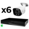 Комплект видеонаблюдения IP 8Мп KIT-C806IP-ST 6 камер для улицы, умная аналитика, детекция человека, детекция автомобиля, область вторжения