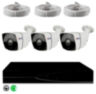 Комплект видеонаблюдения IP 2Мп KIT-C203POE-YE облако IPEye, три уличные камеры