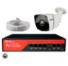Комплект видеонаблюдения IP 2Мп KIT-C201POE-YE-LT облако IPEye, одна уличная камера