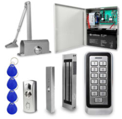 Система СКУД  KIT-208C-180UPS с доводчиком 40, блоком резервного питания, 7Ач