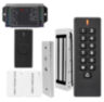 Система СКУД KIT-SK7-180 беспроводная, электромагнитный замок 180 кг, кнопочная панель, 1000 пользователей, IP65