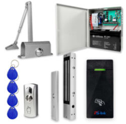 Система СКУД  KIT-M010EM-280UPS с доводчиком 65, блоком резервного питания, 7Ач, 10000 карт