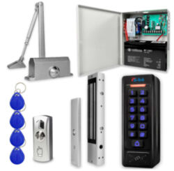 Система СКУД  KIT-C1EM-280UPS с доводчиком 65, блоком резервного питания, 7Ач