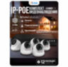Комплект видеонаблюдения IP 2Мп KIT-A205IPM-POE 5 камер с микрофоном для помещения, питание PoE, ночная съёмка