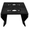 Кронштейн монтажный двойной для камеры видеонаблюдения на столб или угол 80мм, печать 3D, черный