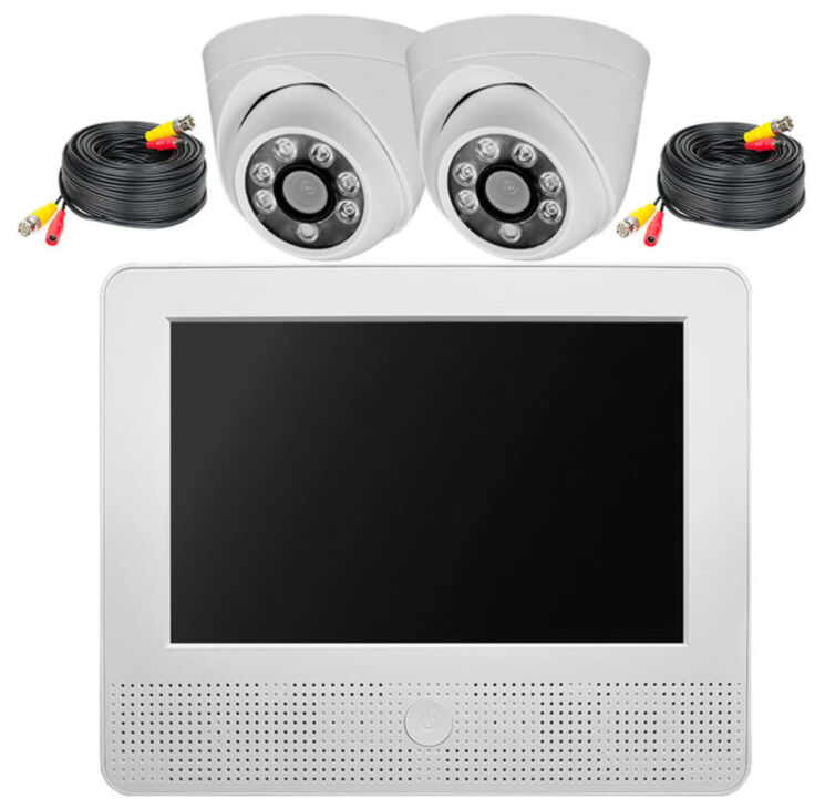 Комплект видеонаблюдения AHD 5Мп KIT-A9502HD 2 камеры для помещения, регистратор с монитором