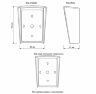 Козырёк для панели доступа PS-ACM323 Белый совместимость с PS-T12EM, PS-T12MF