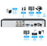 Комплект видеонаблюдения AHD 2Мп KIT-C204HD 4 камеры для улицы