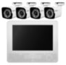 Комплект видеонаблюдения AHD 5Мп KIT-C9504HD 4 камеры для улицы, регистратор с монитором