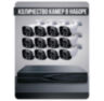 Комплект видеонаблюдения IP 5Мп KIT-C511IP-ST 11 камер для улицы, аналитика, детекция человека, детекция автомобиля, область вторжения