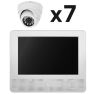 Комплект видеонаблюдения AHD 5Мп KIT-A9507HD 7 камер для помещения, регистратор с монитором