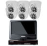 Комплект видеонаблюдения AHD 5Мп KIT-A9506HD 6 камер для помещения, регистратор с монитором