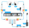 Комплект видеонаблюдения AHD 5Мп KIT-A9507HD 7 камер для помещения, регистратор с монитором