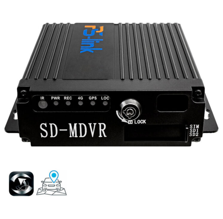 Автомобильный видеорегистратор 8 каналов SD 4G GPS PS-C108-S2 запись на карту SD