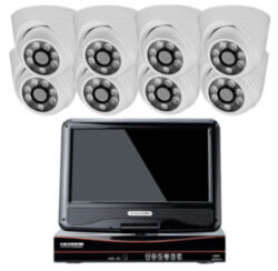 Комплект видеонаблюдения AHD 5Мп  KIT-A9508HD 8 камер для помещения, регистратор с монитором