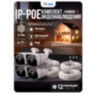 Комплект видеонаблюдения IP Ps-Link KIT-C204IP-POE / 2Мп / 4 камеры / питание POE