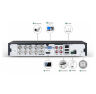 Комплект видеонаблюдения AHD 2Мп KIT-B226HD 6 камер для улицы, 2 камеры для помещения
