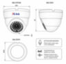 Комплект видеонаблюдения AHD 5Мп KIT-A514HD-MX