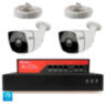 Комплект видеонаблюдения IP 2Мп KIT-C202IP-PL 2 камеры для улицы, программный датчик движения, удаленный доступ, ночное видение