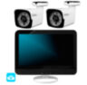 Комплект видеонаблюдения WIFI 5Мп KIT-W502CM беспроводной, 2 камеры для улицы, ночное видение, удаленный доступ