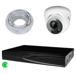 Комплект видеонаблюдения IP 5Мп  KIT-A501IP-ST 1 камера для помещения, аналитика, детекция человека, область вторжения