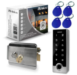 Система СКУД  KIT-TF2EM-WP-W-SSM отпечаток пальца, кодовая панель, металлическая, RFID, WIFI