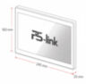 Комплект проводного WIFI видеодомофона KIT-185DP-301IC-S детекция движения, интерком, реле для замка