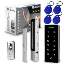 Система СКУД  KIT-T1202EM-WP-W-280 электромагнитный замок 280 кг, панель WIFI сенсорная, 2000 кодов, всепогодная