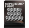 Комплект видеонаблюдения IP 2Мп KIT-A213IP-PL 13 камер, программный датчик движения, удаленный доступ, ночное видение, умный коммутатор