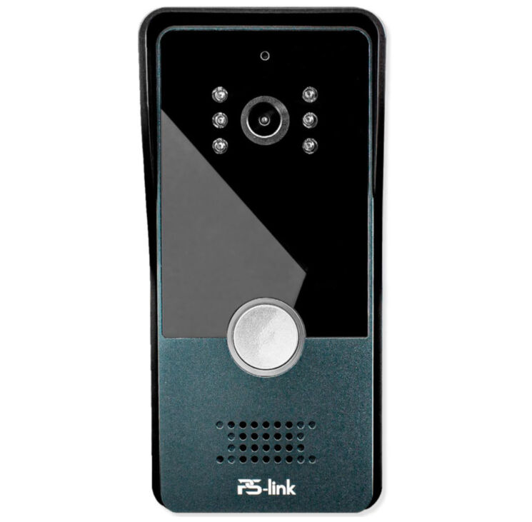 Вызывная панель для видеодомофона PS-306CR-B цифровая IP с камерой, детектором движения, реле, металлическая