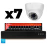 Комплект видеонаблюдения IP 5Мп KIT-A507IP-PL 7 камер, программный датчик движения, удаленный доступ, ночное видение